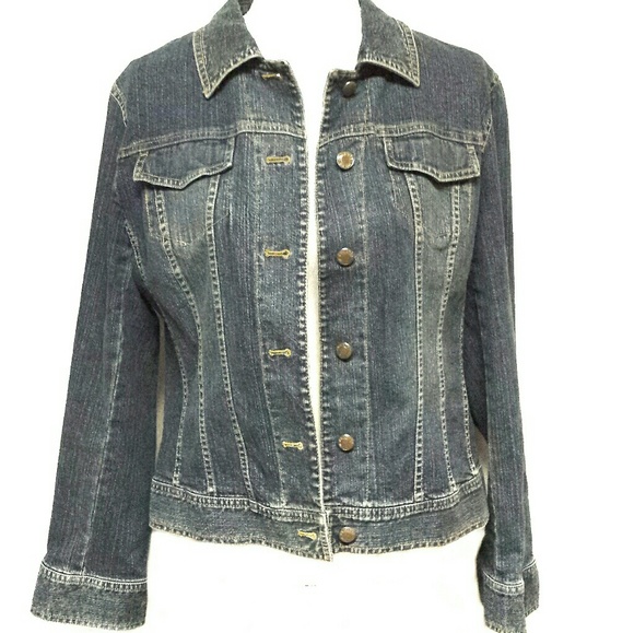 Talbots Jackets & Blazers - Talbots Denim Jacket Double Breasted 10